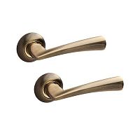 Ручки на розетте KEDR R07.080-AL AB бронза